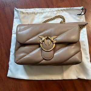 Pinko Love Classic Puff Maxi Quilted Shoulder Bag